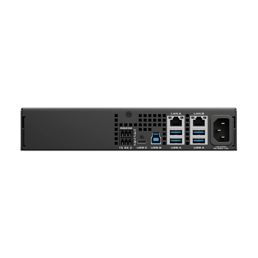 Q-SYS Core Nano – kompakter AV Prozessor für kleine Google Meet Räume