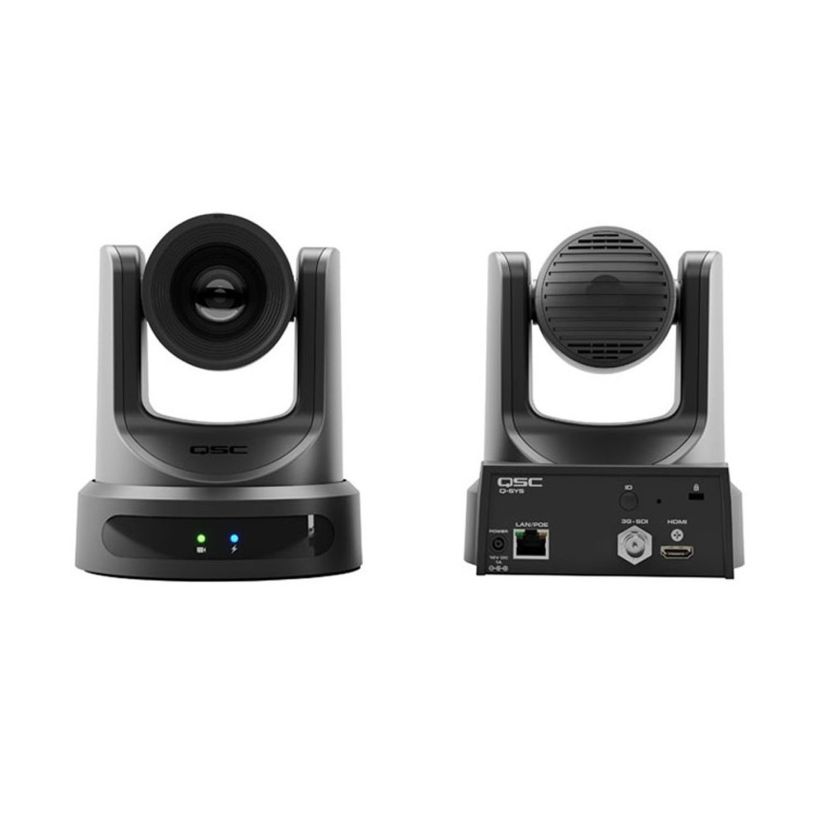Q-SYS NC 12x80 – PTZ Kamera mit 80° Weitwinkel für mittelgroße Räume