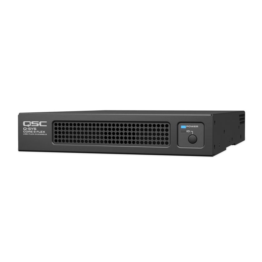 Q-SYS Core 8 Flex – vielseitige AV Plattform für hybride Meetingräume