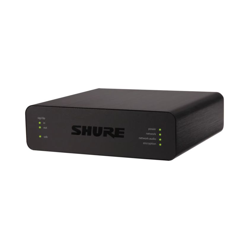 Shure Audio-Netzwerkschnittstelle für kleine und mittlere Meetingräume