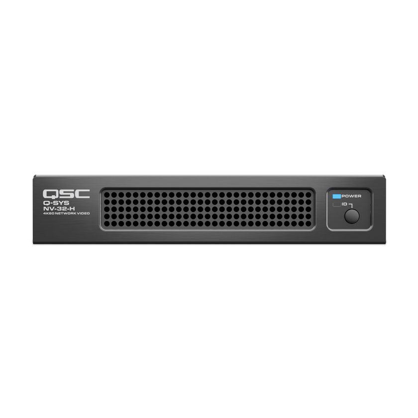 Q-SYS NV-32-H – skalierbare Videoverteilung für Google Meet Raumsysteme