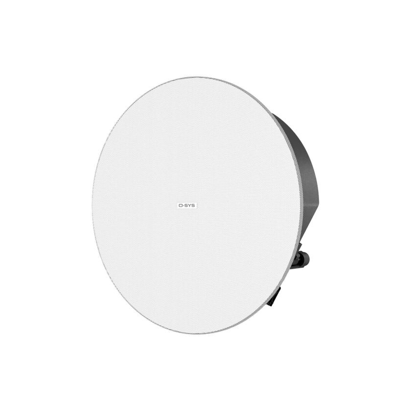 Q-SYS AD-C6T-LPZB-WH – Low Profile Einbaulautsprecher für elegante Räume