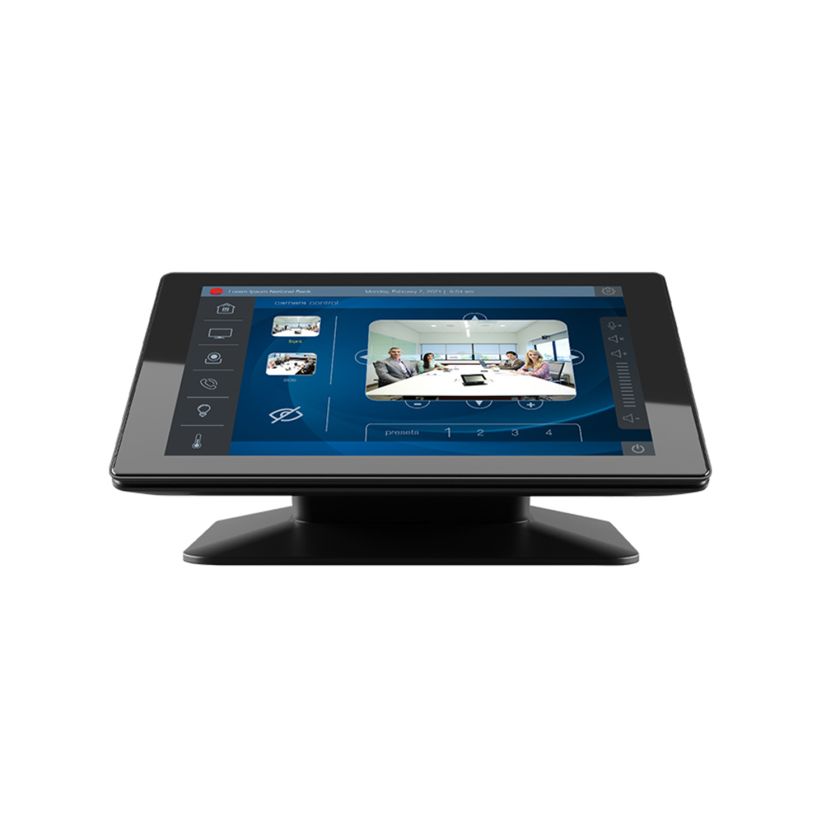 Mittelgroßes Touch-Panel Q-SYS TSC-70 G3 – Google Meet Raumcontroller