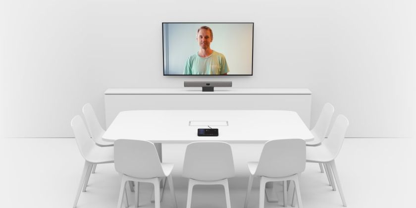 Videobar-Bundle für hybride Meetings und Google Workspace Zusammenarbeit