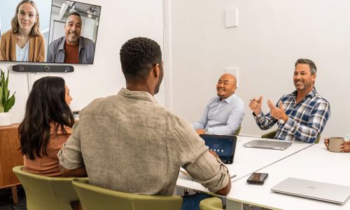 Hybride Konferenz mit Poly System