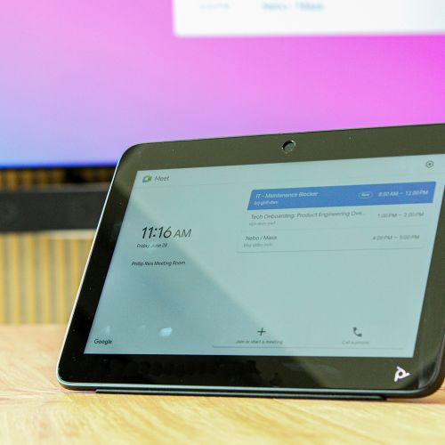 Ton- und Bildtechnik im Konferenzraum