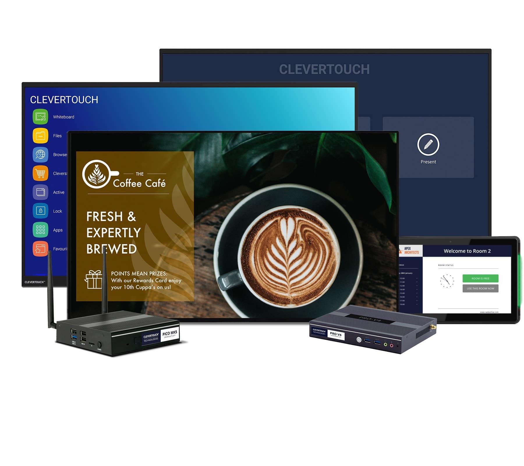 Clevertouch Software und Hardware