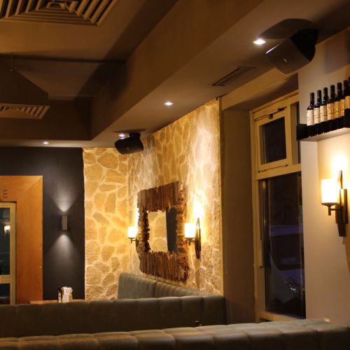 Beschallungsanlage im Restaurant