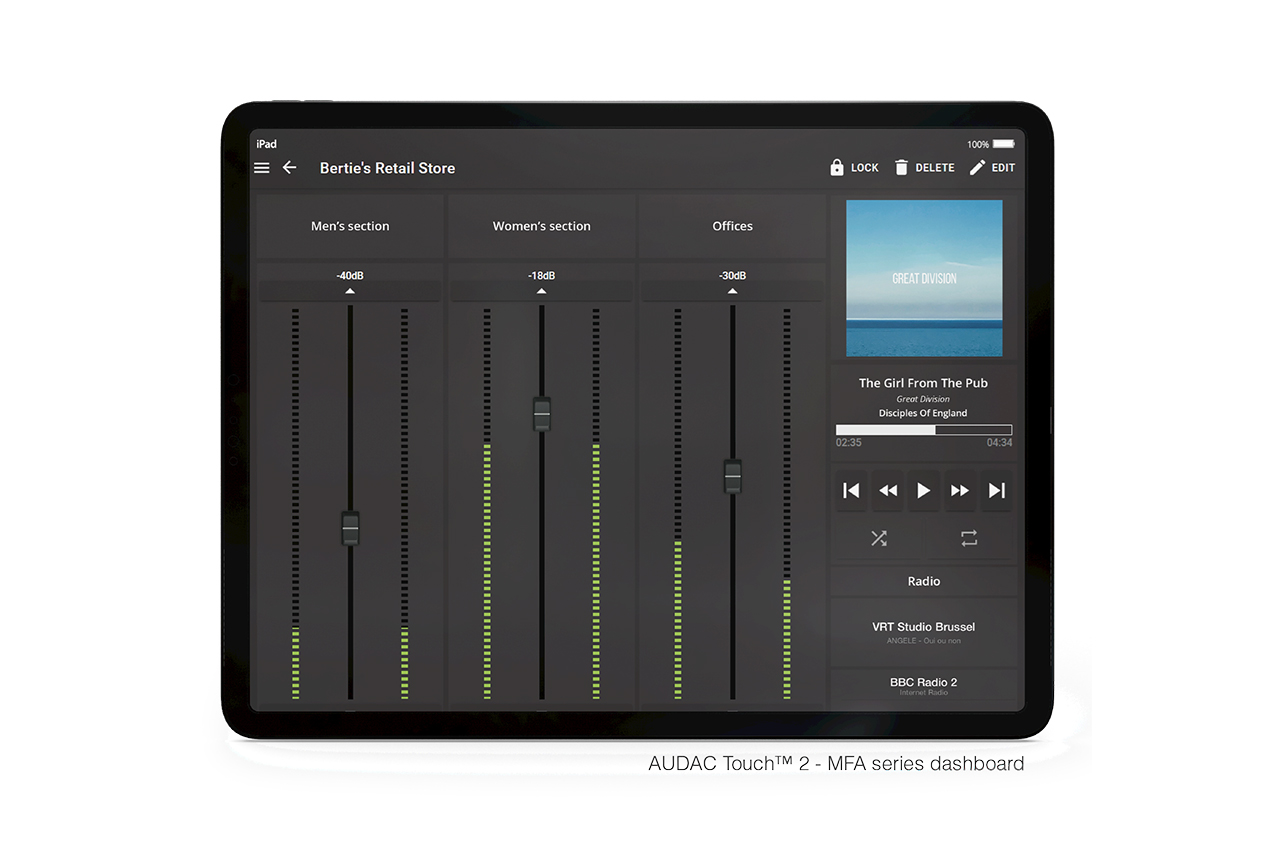 AUDAC Touch App