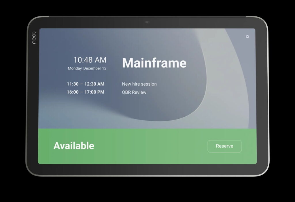 Neat Pad Pro zur einfachen Steuerung hybrider Meetings und Videokonferenzen