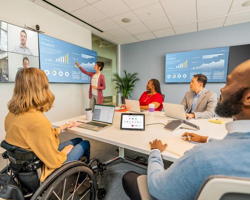 Konferenzraum für Virtuelle-Meetings optimiert